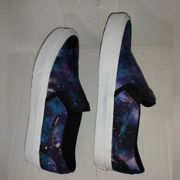 Vans Sneakers Women Size 6.5 Galaxy Slip Ons - Picture 6 of 10